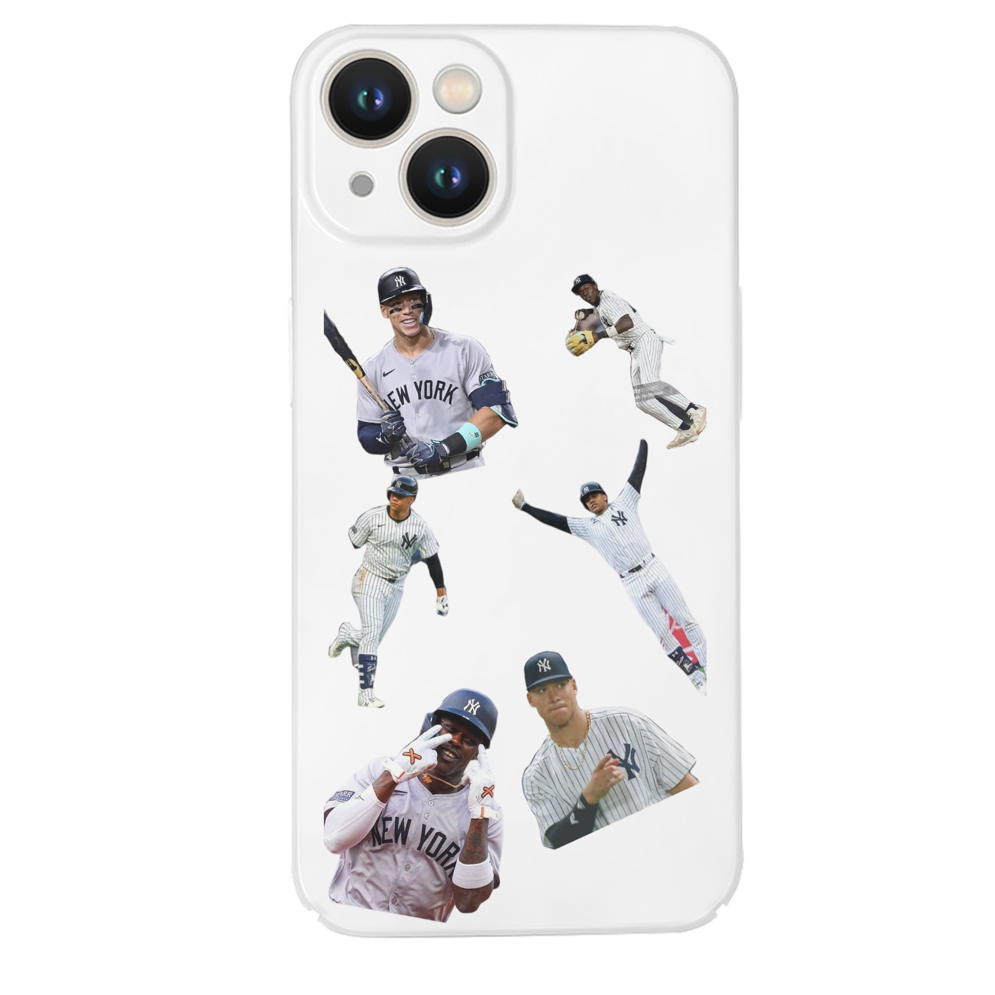 New York Yankees 284 IPhone 14 Series Full-Cover Hard Case – Shockproof With Raised Camera Protection – Precise Cutouts, Wireless Charging Compatible – Durable, Anti-Yellowing, Easy To Clean